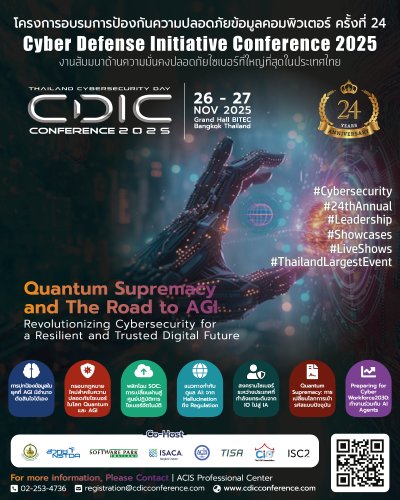 Cyber Defense Initiative Conference 2025 (CDIC2025) Zipevent