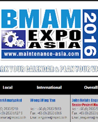 BMAM (Building Maintenance & Asset Management) Expo Asia 2016 Zipevent