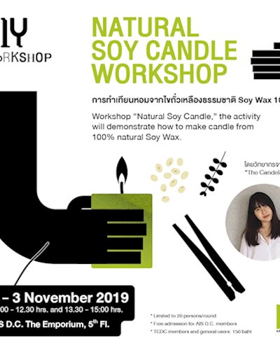 DIY Workshop:  Natural Soy Candle Workshop Zipevent