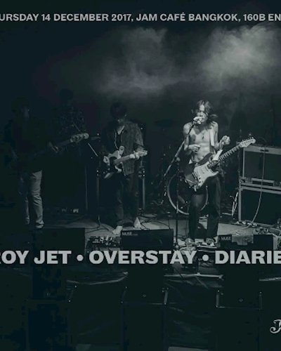 Live: Roy Jet, Overstay & Diaries Zipevent
