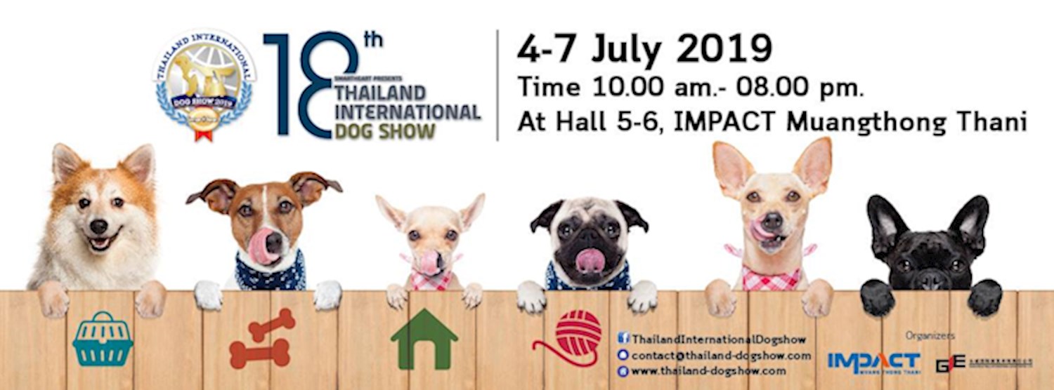 SmartHeart presents Thailand International Dog Show 2019 Zipevent