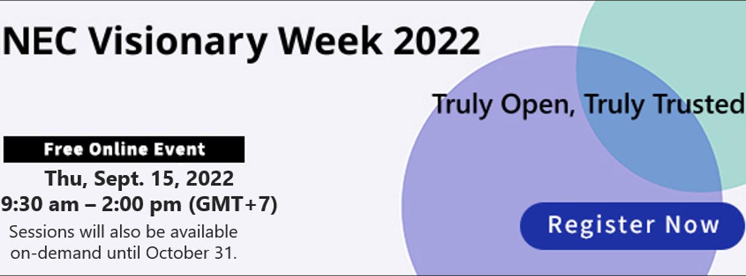 NEC Visionary Week 2022 Zipevent