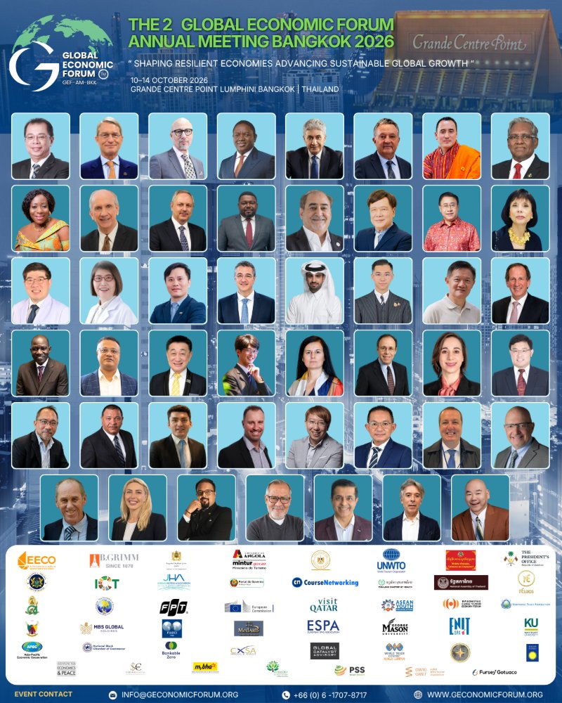 The 2nd Global Economic Forum Annual Meeting 2026 [B2C] Zipevent