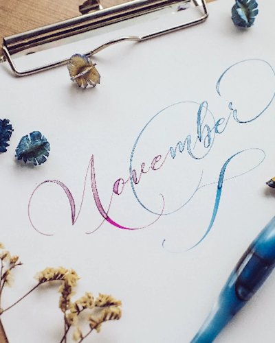 Dip into flowy Calligraphy ** dip pen 2 Zipevent