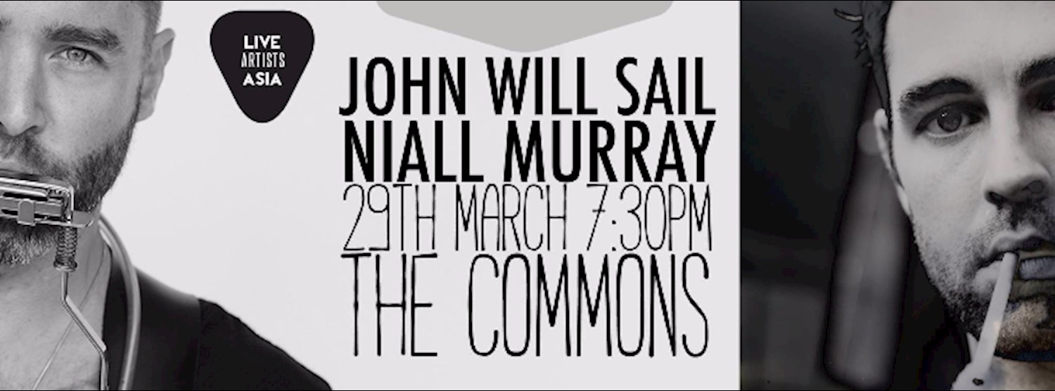John Will Sail + Niall Murray LIVE at The Commons Zipevent