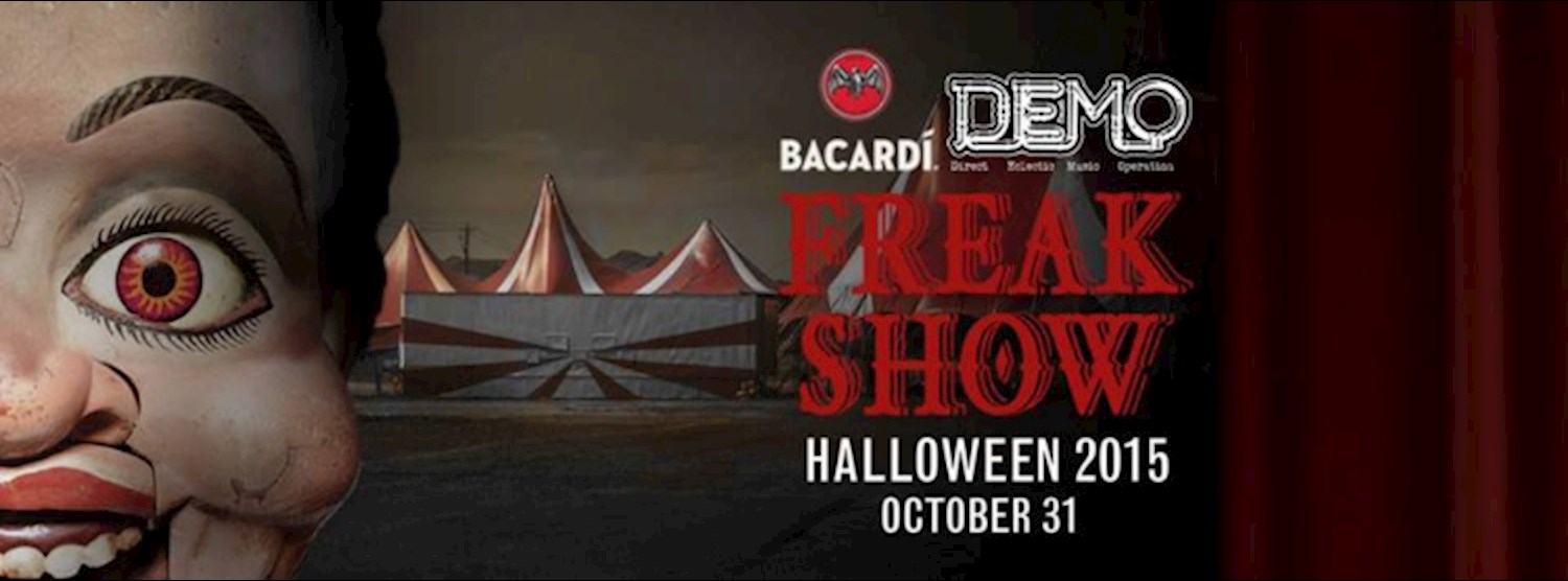 BACARDI Halloween 2015 FREAKSHOW Zipevent