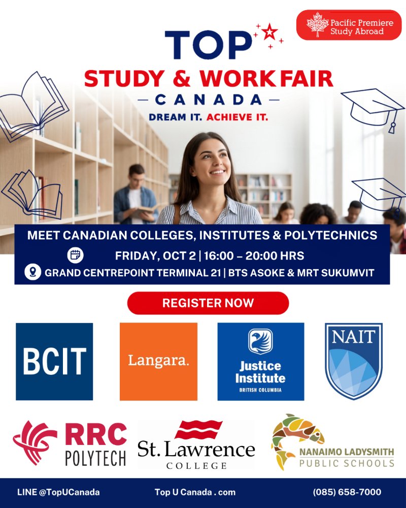 TOP STUDY & WORK Canada Fair Zipevent