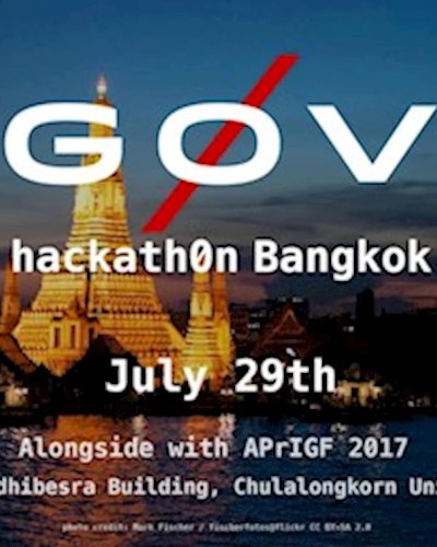 G0V hackathon Bangkok Zipevent