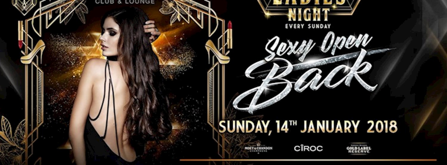 Levels Ladies Night - Sexy Open Back l Sunday 14th January 2018 Zipevent