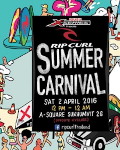 RipCurl Summer Carnival 2016 presented by Isuzu X-Series Zipevent
