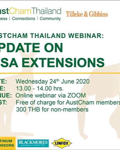 AustCham Thailand Webinar: Update on Visa Extensions Zipevent