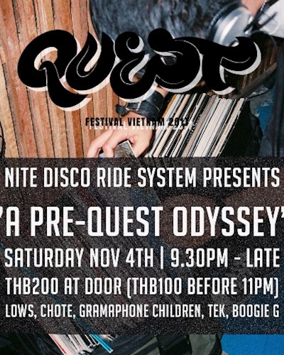 Nite Disco Ride System: Pre Quest Odyssey Zipevent