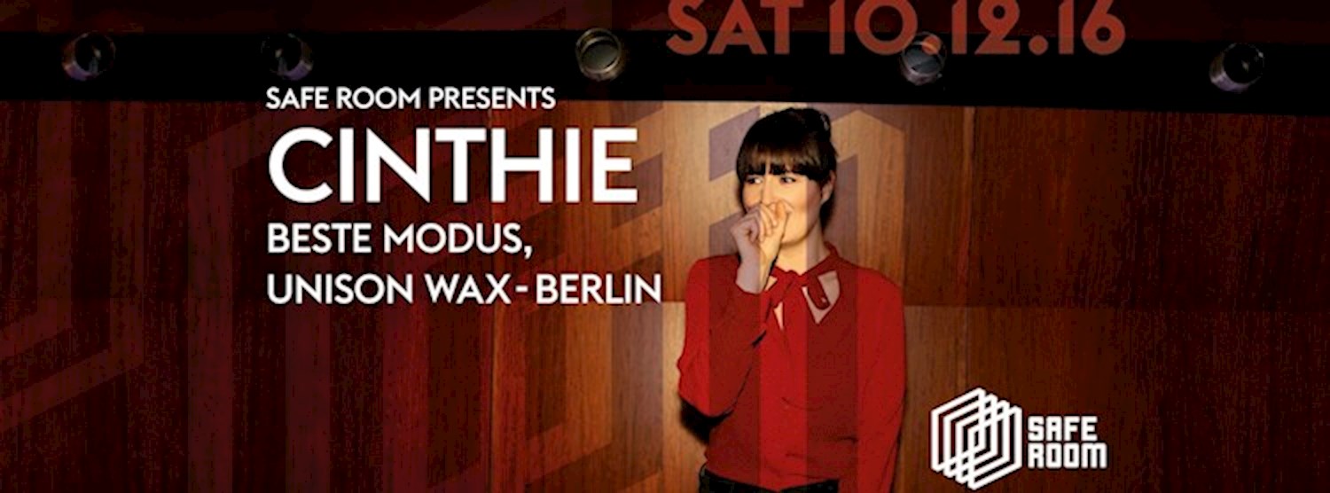 Cinthie (Best Modus, Unison Wax / Berlin). 3am closing time Zipevent