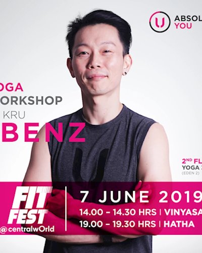 YOGA WORKSHOP WITH KRU BENZ Zipevent