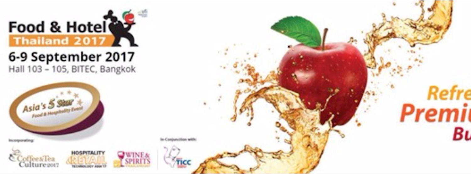 Food & Hotel Thailand (FHT) 2017 Zipevent