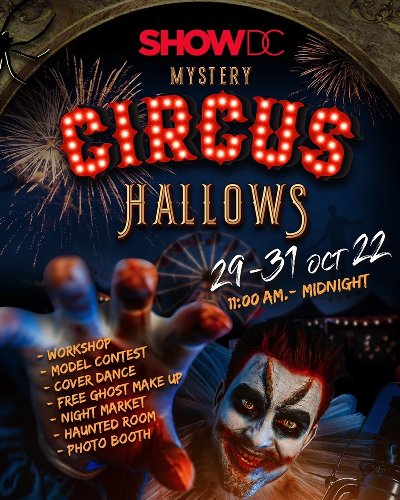 Show DC Mystery Circus Hallows 29-31 Oct 2022 Zipevent