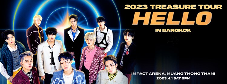 2023 TREASURE TOUR [HELLO] IN BANGKOK | Zipevent - Inspiration