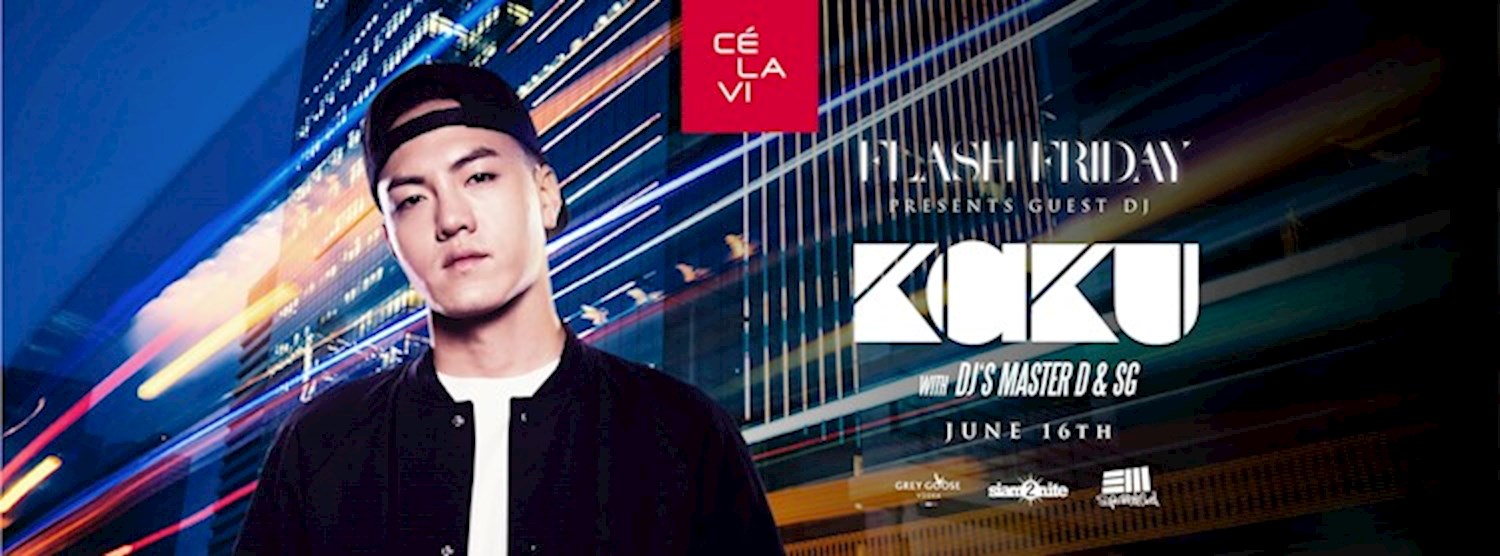 Flash Fridays & Grey Goose pres. DJ KAKU at CLV Bangkok June 16 Zipevent