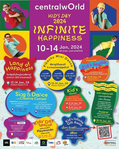 centralwOrld Kid's Day 2024 Infinite Happiness Zipevent