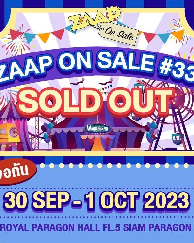 ZAAP ON SALE 33 Zipevent