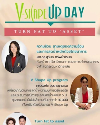 V-ShapeUp Day : Turn Fat To “Asset” Zipevent