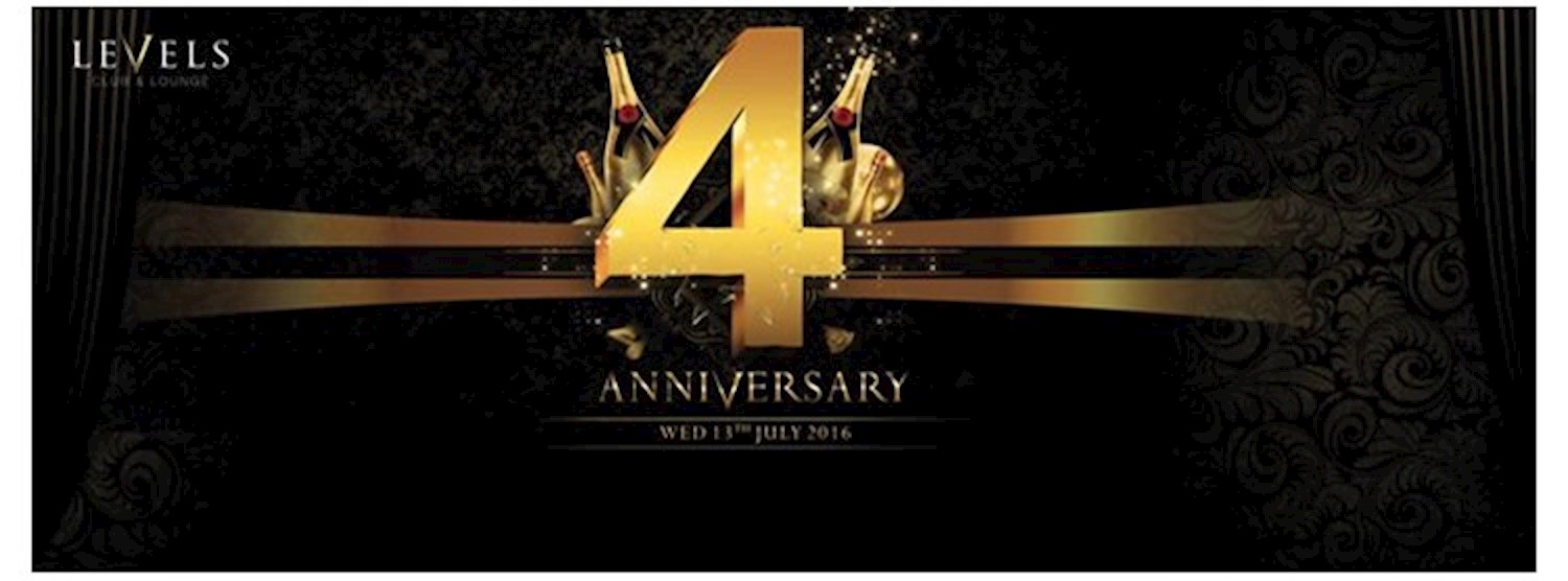 Levels 4 Years Anniversary l Wed 13 July 2016 Zipevent