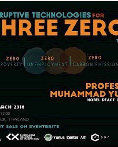 Disruptive Technologies for Three Zeroes Talks Zipevent