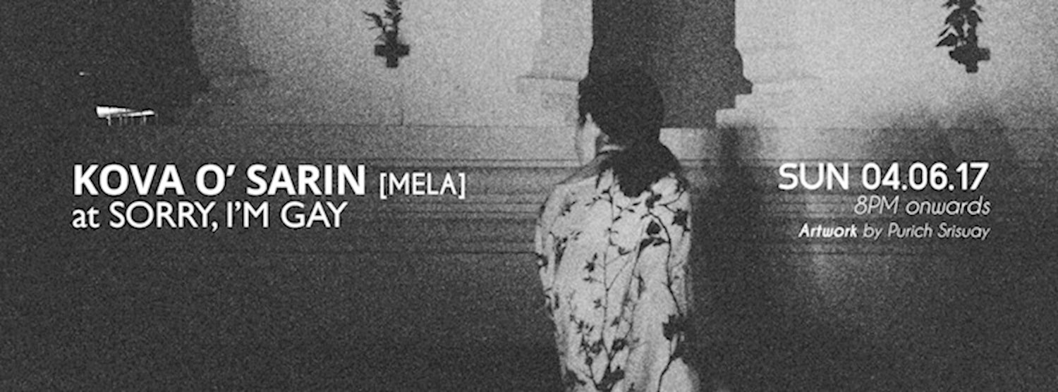 Kova O' Sarin at Sorry, I'm Gay Zipevent