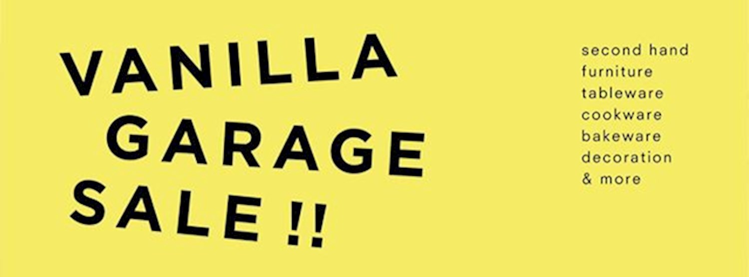 Vanilla Garage Sale!! Zipevent