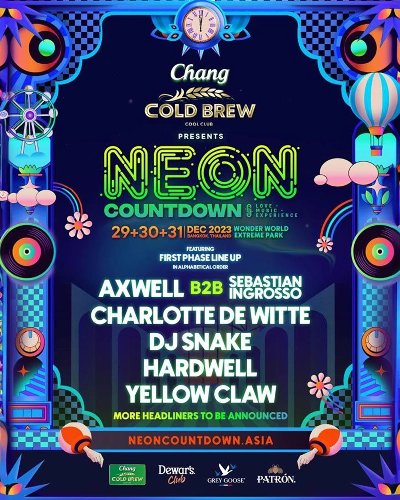 NEON Countdown Zipevent
