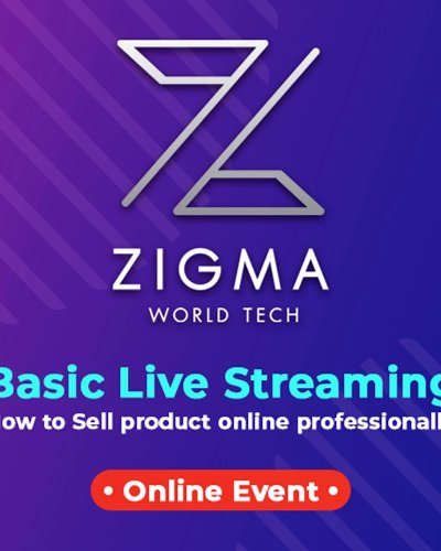 Basic Live Streaming - How to Sell product online professionally Zipevent