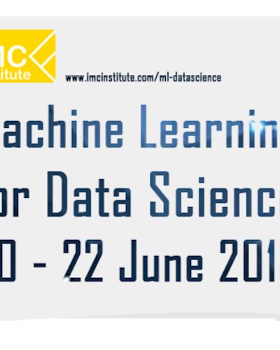หลักสูตรสำหรับนักพัฒนา Machine Learning for Data Science วันที่ 20 - 22 มิถุนายน 2018 Zipevent
