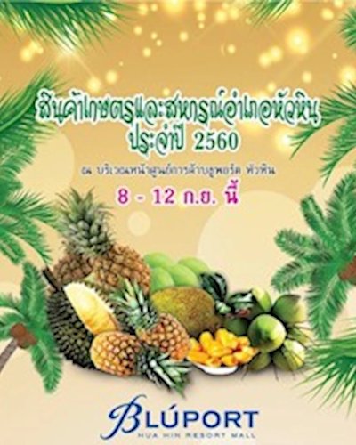 สินค้าเกษตรและสหกรณ์อำเภอหัวหินประจำปี 2560 Zipevent