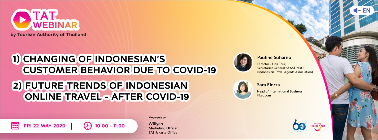 (REPLAY) Changing of Indonesian’s customer behavior due to COVID-19 & Future trends of Indonesian online travel - after COVID-19 Zipevent
