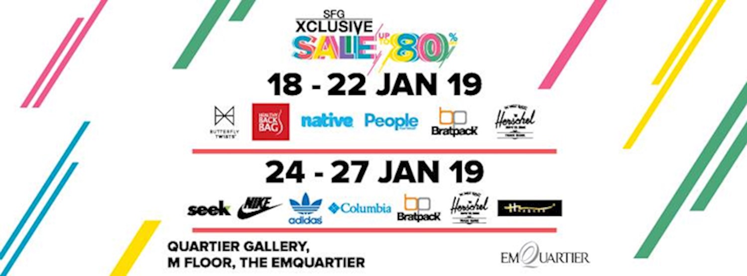 SFG Xclusive Sale@EMQ 2019 Zipevent