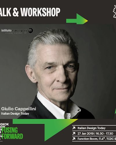  ”ITALIAN DESIGN TODAY” The creative process of today designers by Istituto Marangoni Information Center Thailand Zipevent