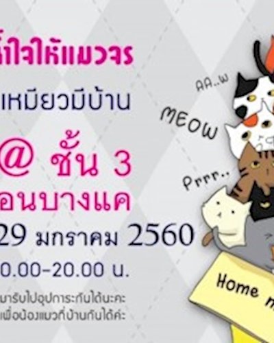 รักษ์แมวปาร์ตี้ งานนี้เหมียวมีบ้าน Zipevent