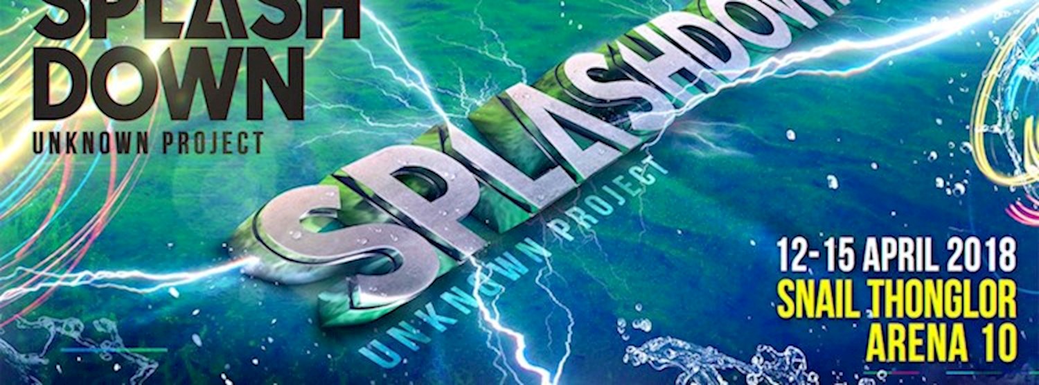 Splash DOWN Songkran 2018 Zipevent