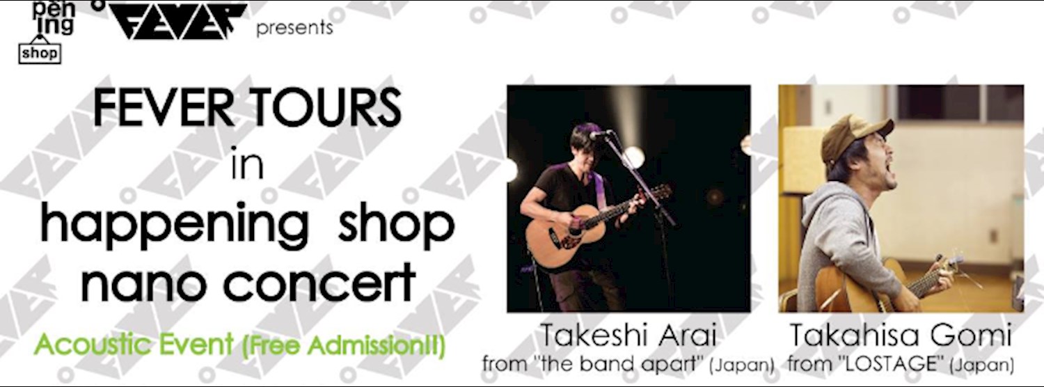 FEVER TOURS in happening shop nano concert Zipevent