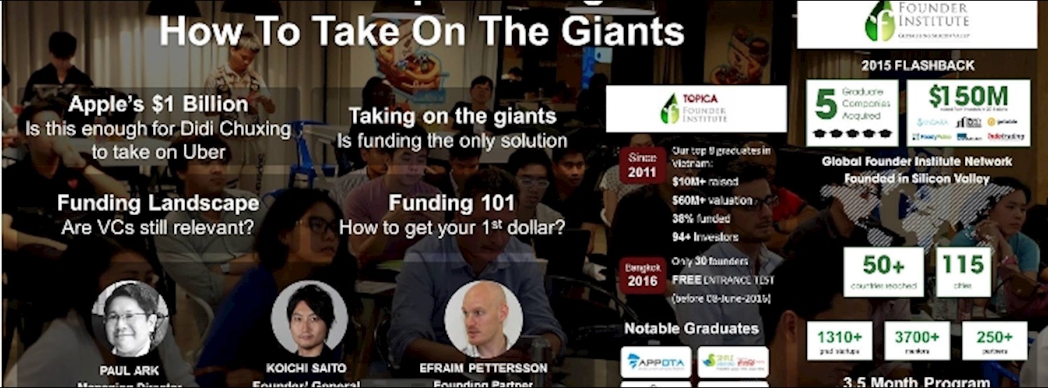 TFI Startup Funding: How To Take On The Giants Zipevent