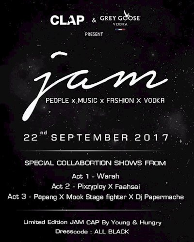 CLAP & Grey goose present JAM (22 Sept 2017) at DEMO Zipevent