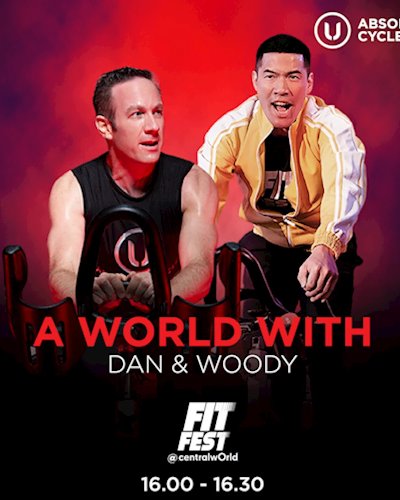 RHYTHM CYCLING : A WORLD WITH DAN & WOODY Zipevent
