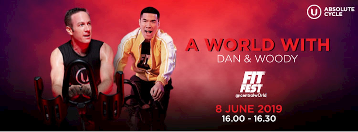 RHYTHM CYCLING : A WORLD WITH DAN & WOODY Zipevent