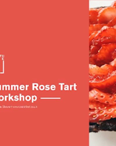 Vegan Summer Rose Tart Workshop Zipevent