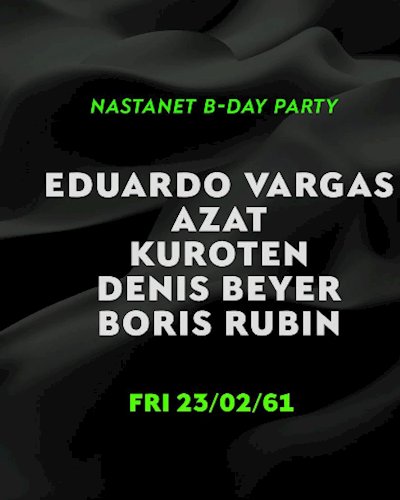 Future Sounds present Nastanet Birthday Party Zipevent