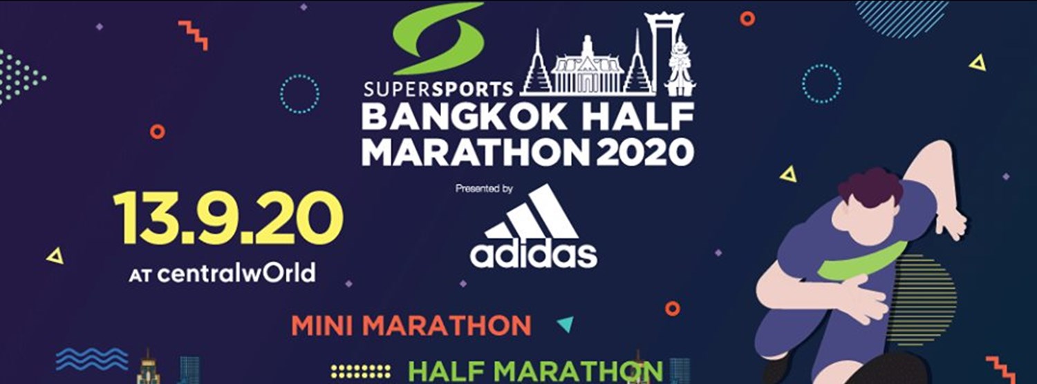 Supersports Bangkok Half Marathon 2020 Presented by Adidas Zipevent