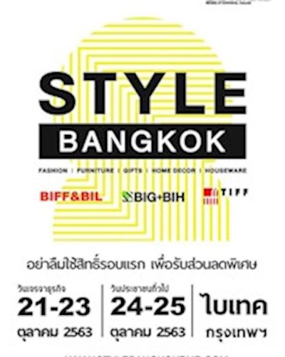 STYLE Bangkok October 2020 Zipevent