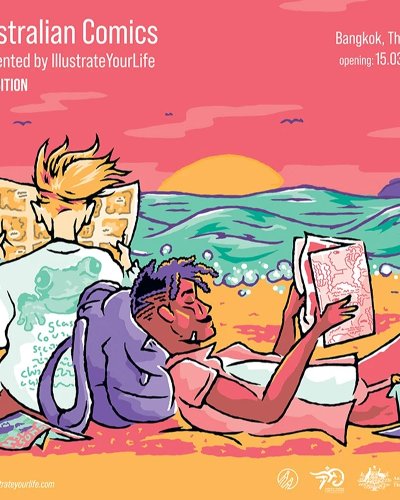 นิทรรศการการ์ตูน ‘Australian Comics – Promoting Culture through Visual Story Telling ‘ exhibition Zipevent