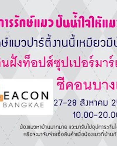 รักษ์แมวปาร์ตี้งานนี้เหมียวมีบ้าน + ทำหมันสัญจรครั้งที่ 86 Zipevent