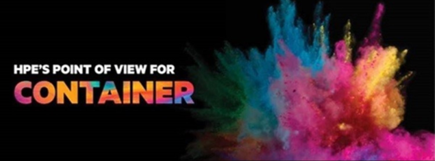 HPE Webinar: HPE Point of View for Container Zipevent